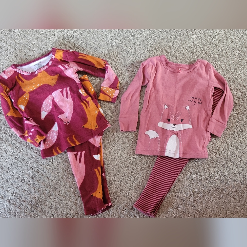 Carters 2 piece pajama sets